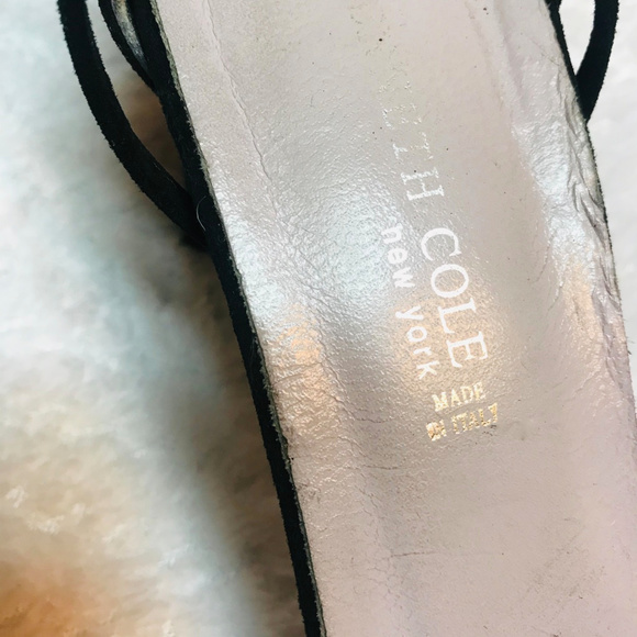 Kenneth Cole made in Italy suede fringe heel 6 - Picture 6 of 8